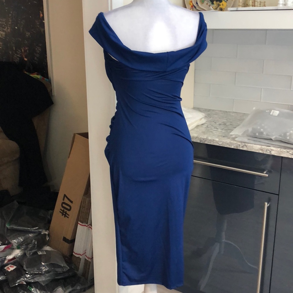 Blue versatile shoulder midi - Picture 6 of 9